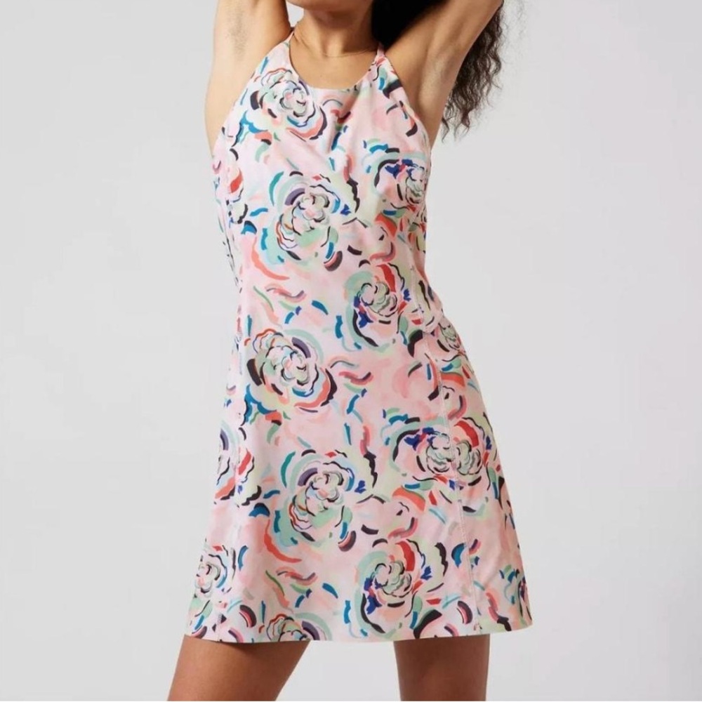 NWT | Athleta Infinity Printed Dress, Elegance Floral Orchid